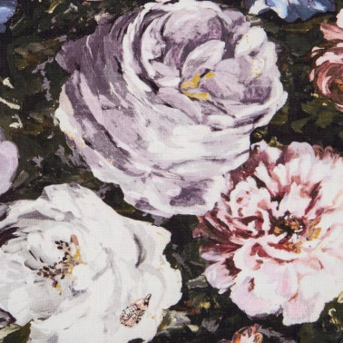 Tela F1088-03 FLORETTA HEATHER EBONY CLARKE & CLARKE
