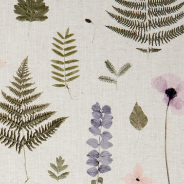 Tela F1089-01 HERBARIUM BLUSH NATURAL CLARKE & CLARKE