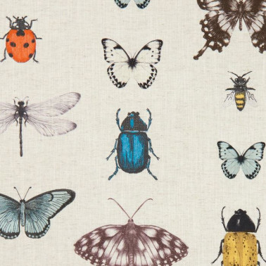 Tela F1093-04 PAPILIO MINERAL LINEN CLARKE & CLARKE