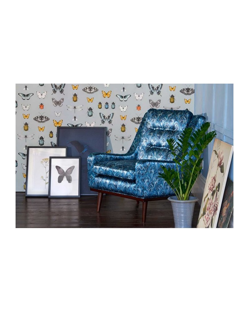 Tela F1094-04 PAVONE TEAL CLARKE & CLARKE