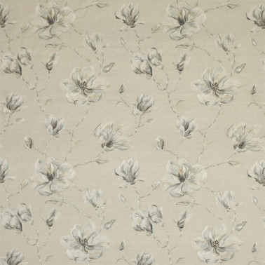 Tela J921F-01 LOLA FLOWER Linen Aqua JANE CHURCHILL