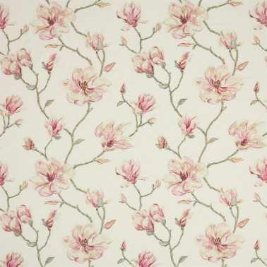 Tela J921F-03 LOLA FLOWER Pink Green JANE CHURCHILL