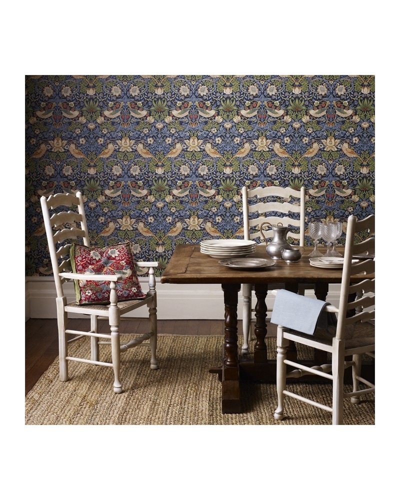 Papel Pintado DMCR216477 STRAWBERRY THIEF - MORRIS CO