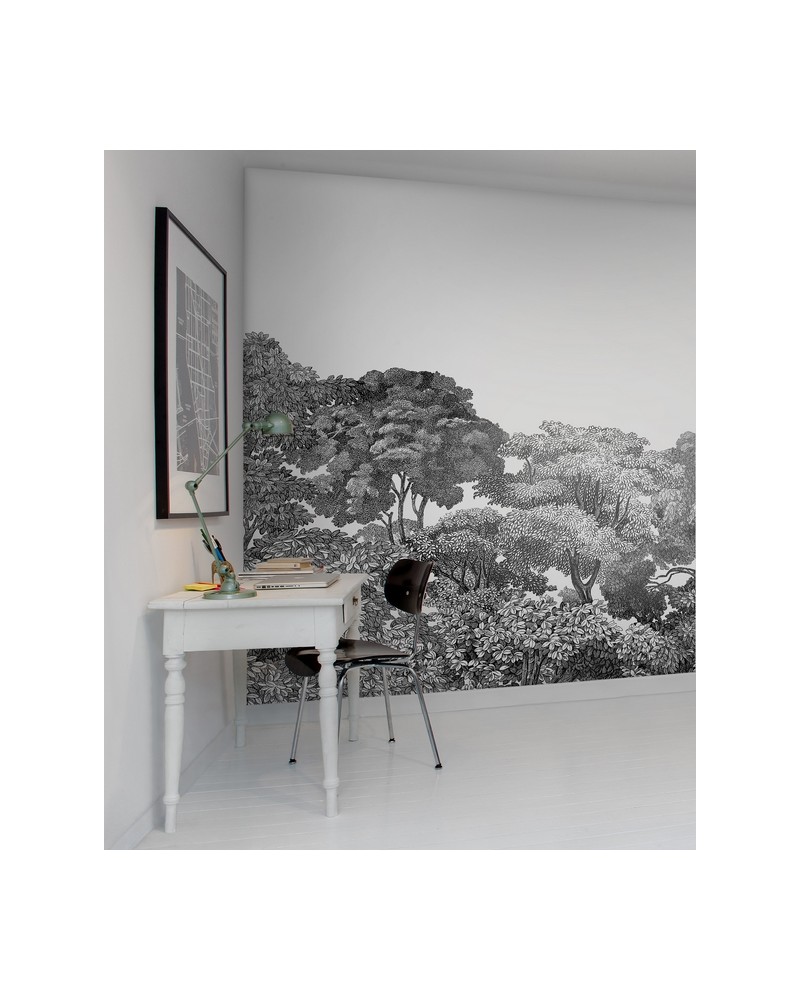 Papel Pintado R13053-8 BELLEWOOD BLACK TOILE - REBEL WALLS