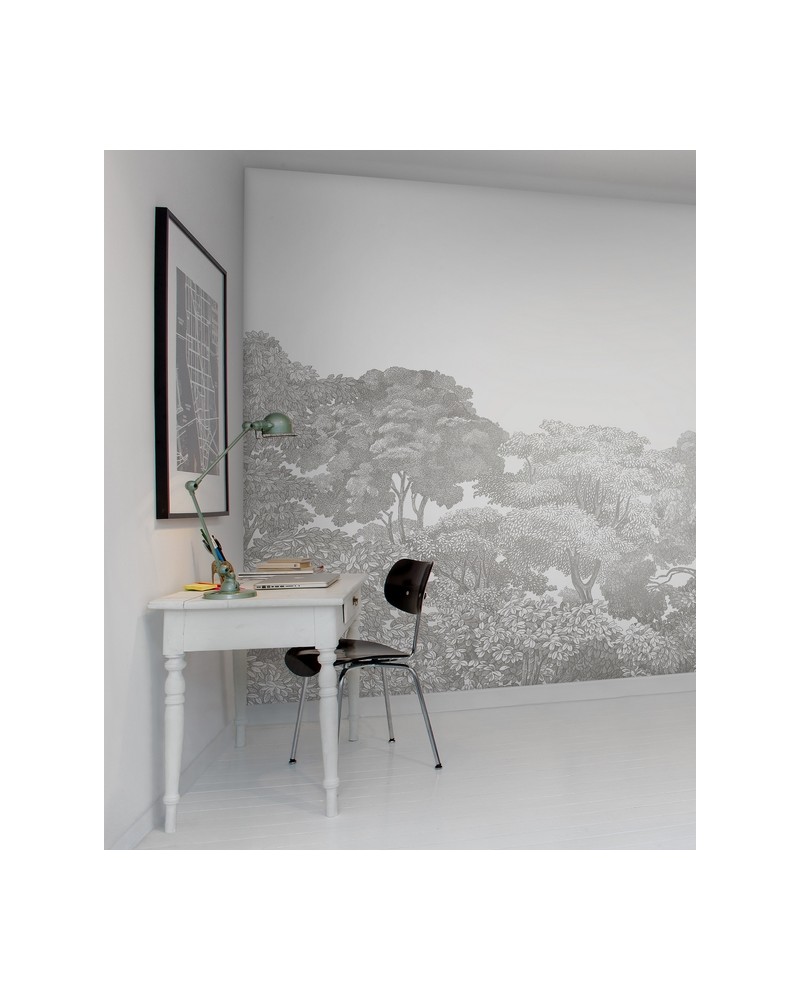 Papel Pintado R13054-8 BELLEWOOD GREY TOILE - REBEL WALLS