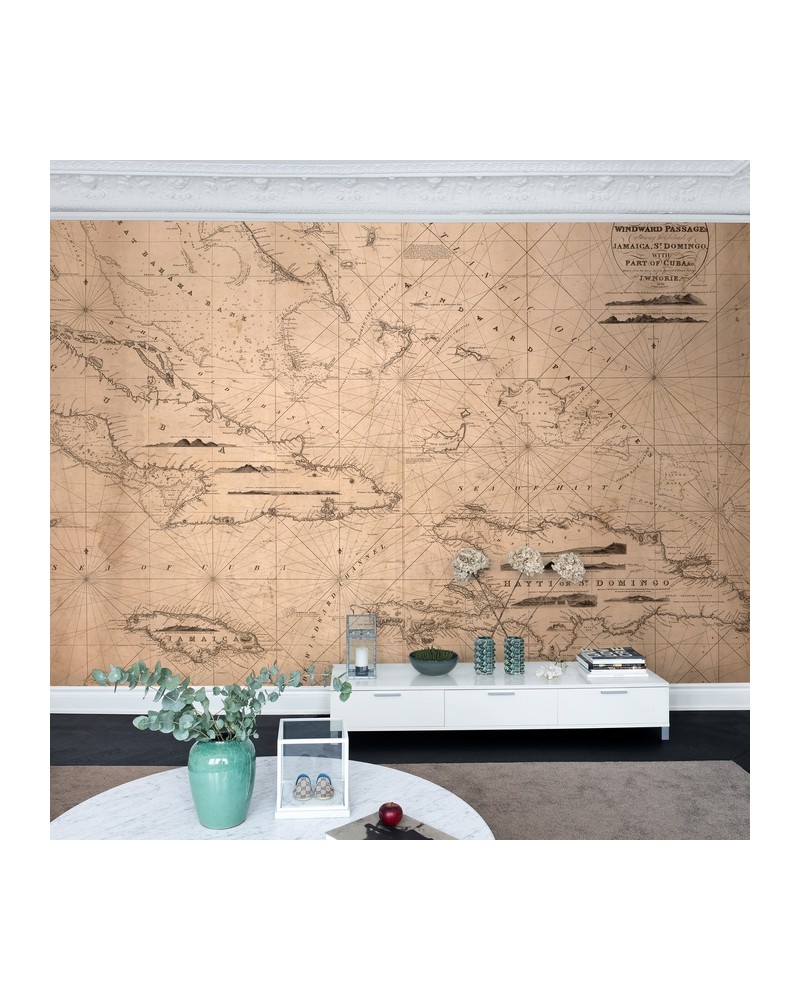 Papel Pintado NO 5 - Maps R13791 - REBEL WALLS