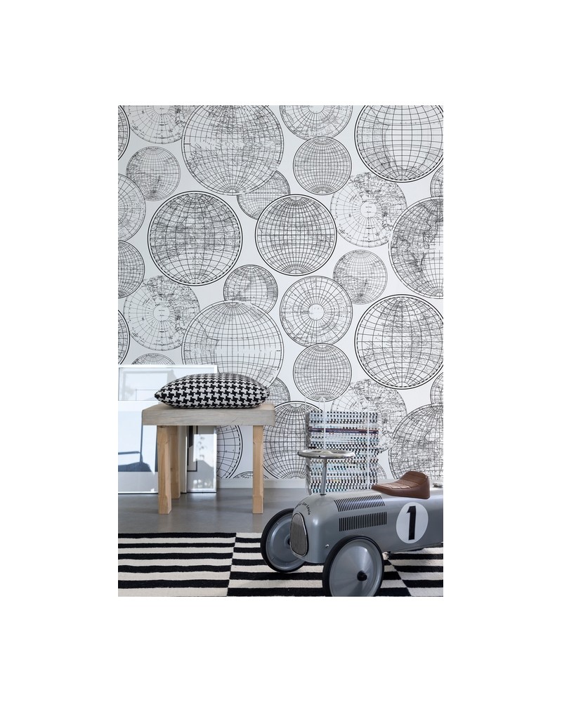Papel Pintado NO 5 - Maps R13882 - REBEL WALLS