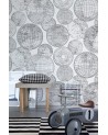 Papel Pintado NO 5 - Maps R13882 - REBEL WALLS