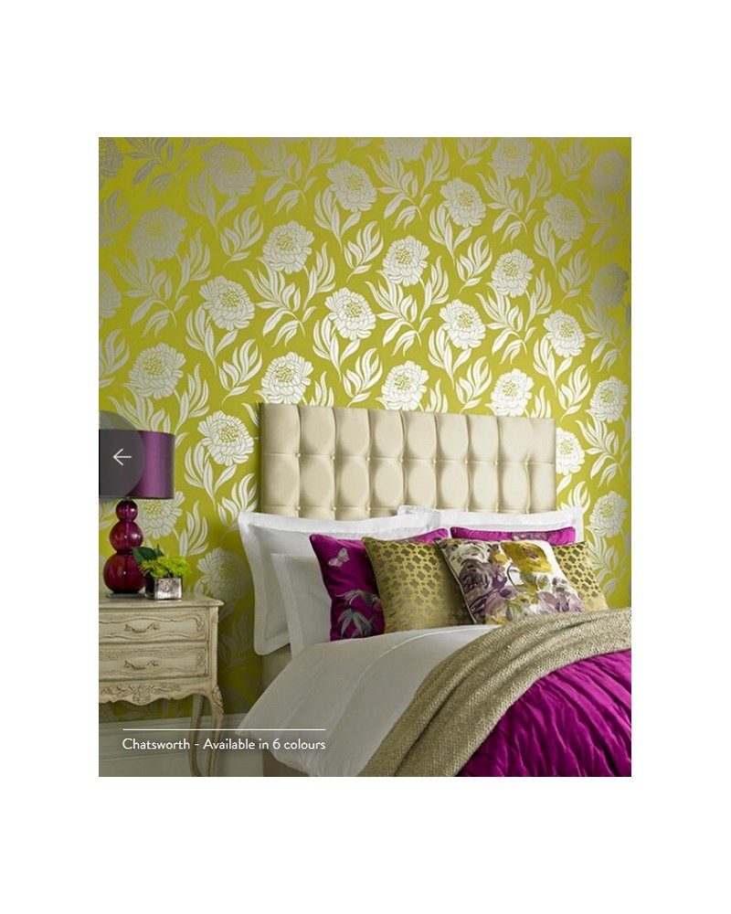 Papel Pintado CHATSWORTH 1602-106-05 - 1838 WALLCOVERINGS