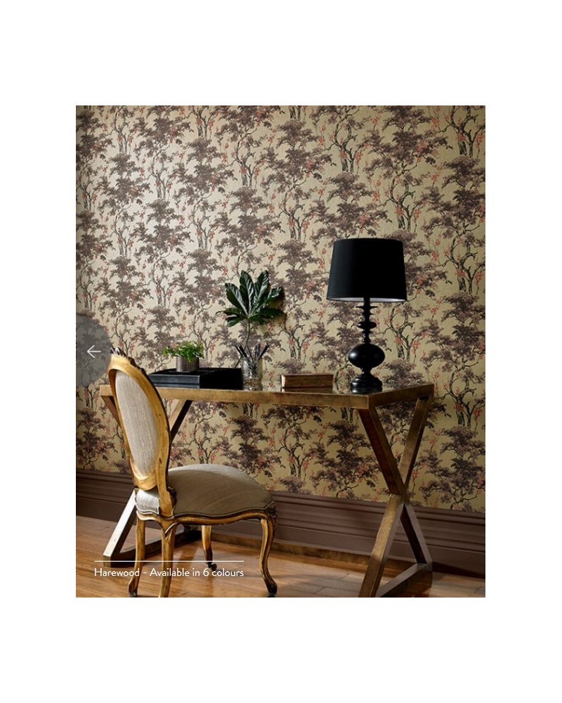 Papel Pintado HAREWOOD 1602-100-03 - 1838 WALLCOVERINGS