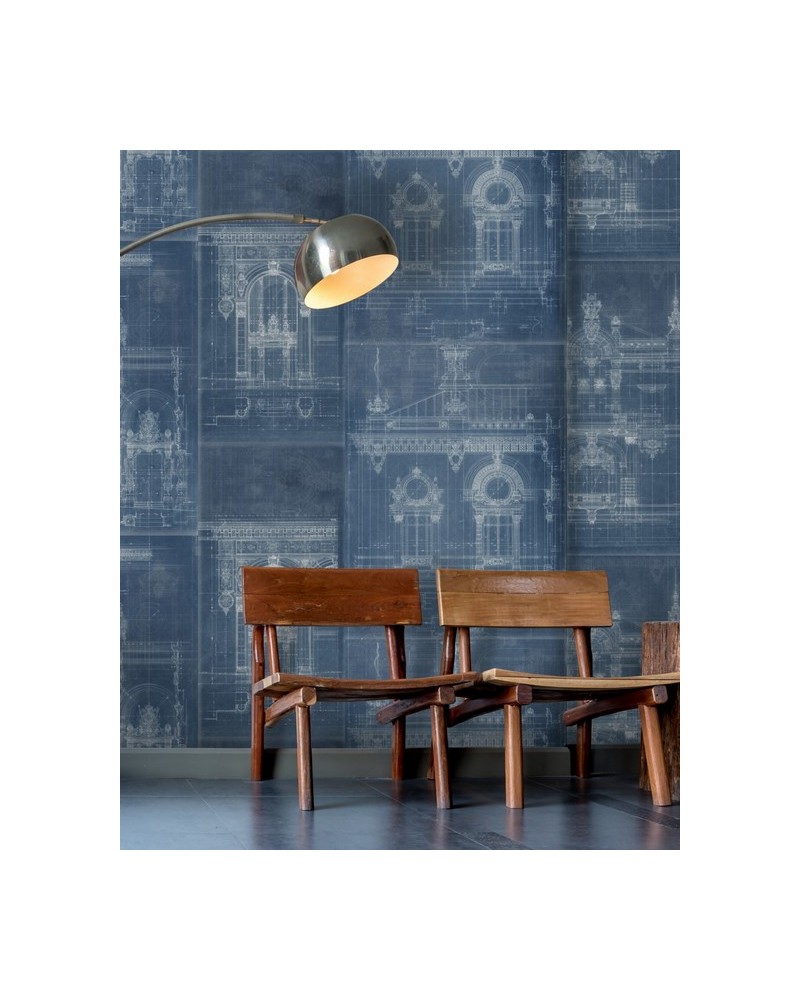 Papel Pintado GARNIER Blue WP20216 - MIND THE GAP