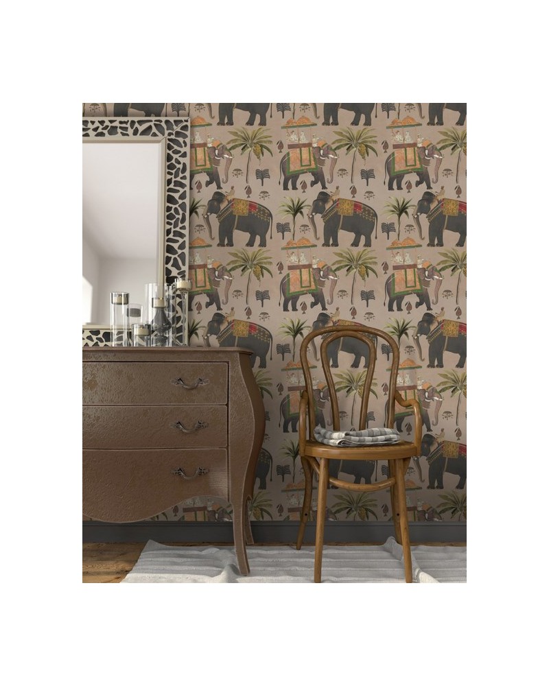 Papel Pintado THE PROCESSION Taupe WP20258 - MIND THE GAP