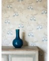 Papel Pintado CFW7127-01 BELLFLOWER Old Blue - COLEFAX AND FOWLER