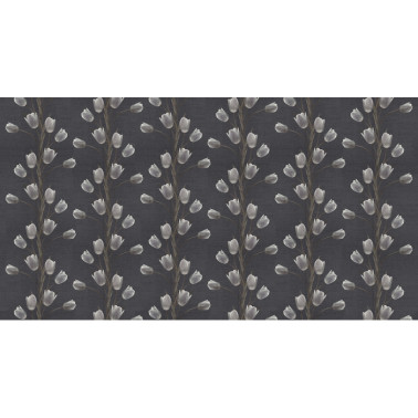 Papel Pintado R13061-4 LA VIE EN TULIPE BLACK - REBEL WALLS