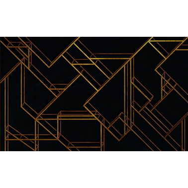 Papel Pintado 6800209 L. GEOMETRIC BLACK - COORDONNE