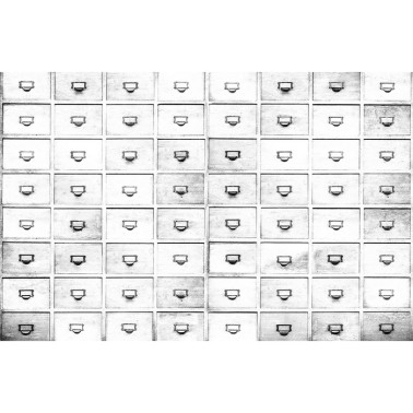 Papel Pintado 6800509 DRAWERS WHITE - COORDONNE