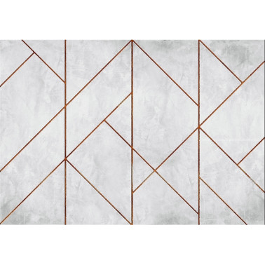 Papel Pintado 6800627 GOLDEN LINE WALL COPPER - COORDONNE