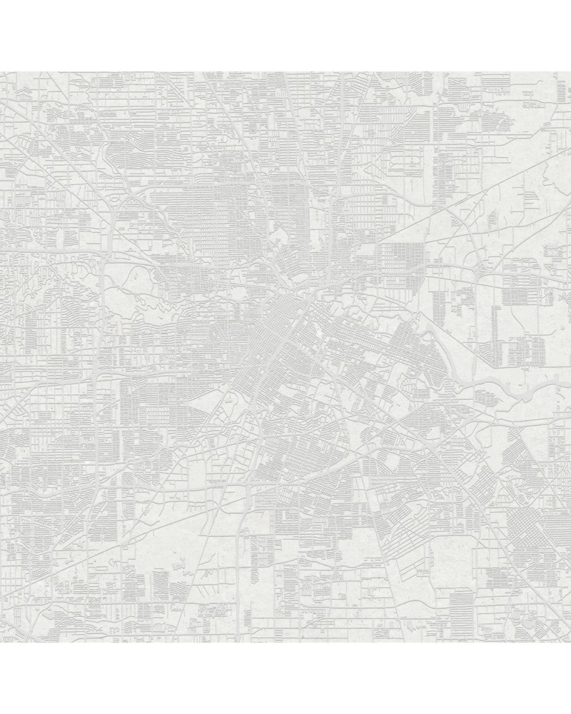 Papel Pintado 6800302 URBAN MAP WHITE - COORDONNE