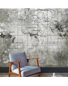 Papel Pintado 6800305 OLD MAP BLUE - COORDONNE