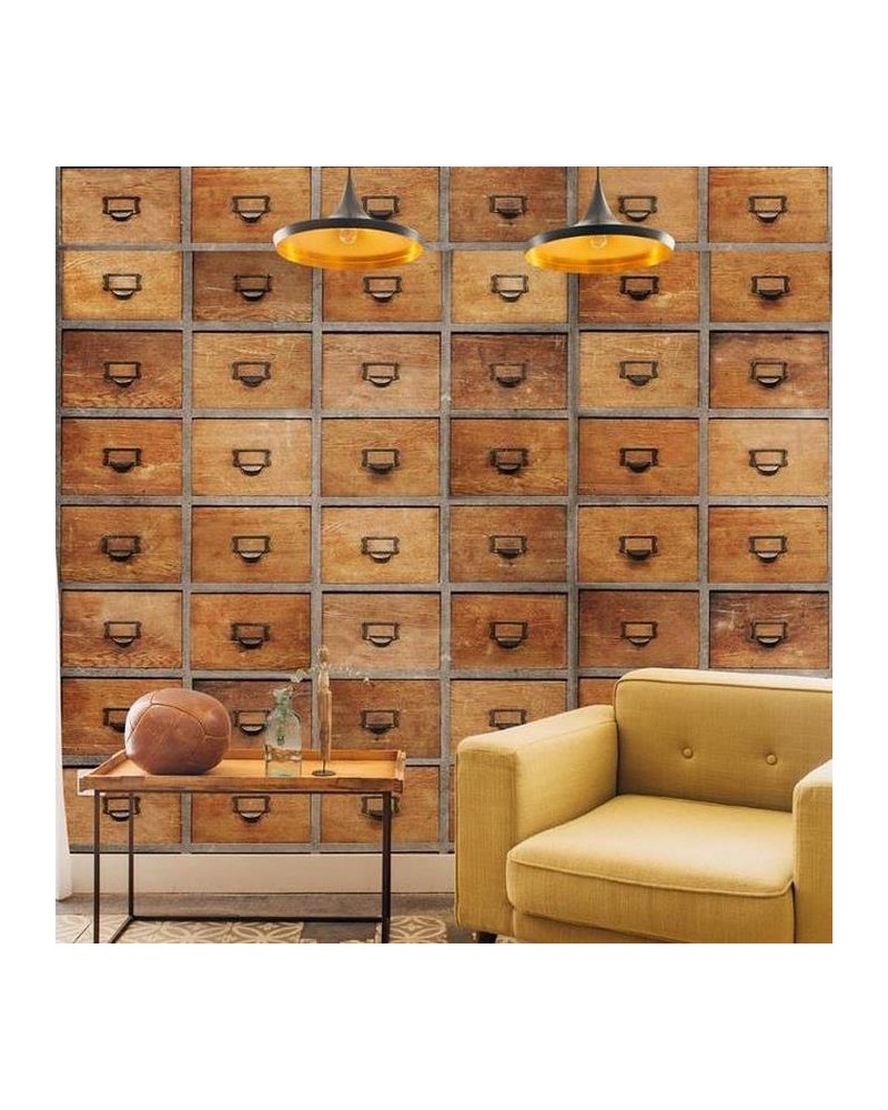 Papel Pintado 6800508 DRAWERS WOOD - COORDONNE