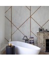 Papel Pintado 6800627 GOLDEN LINE WALL COPPER - COORDONNE