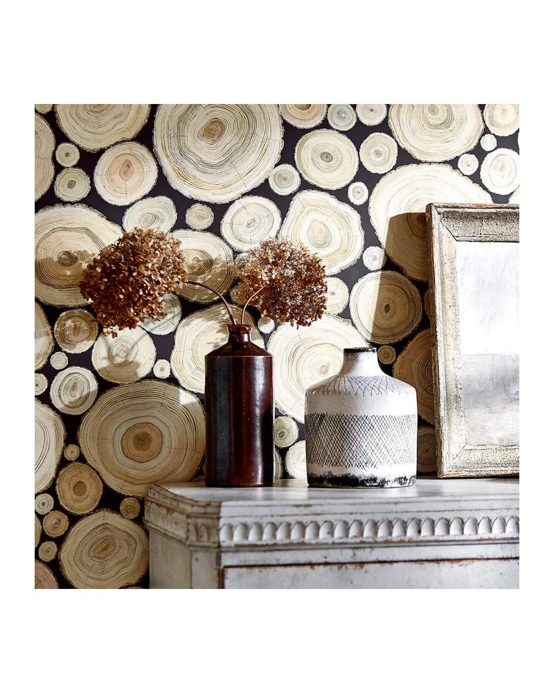 Papel Pintado ALNWICK LOGS DEBB216508 - Sanderson