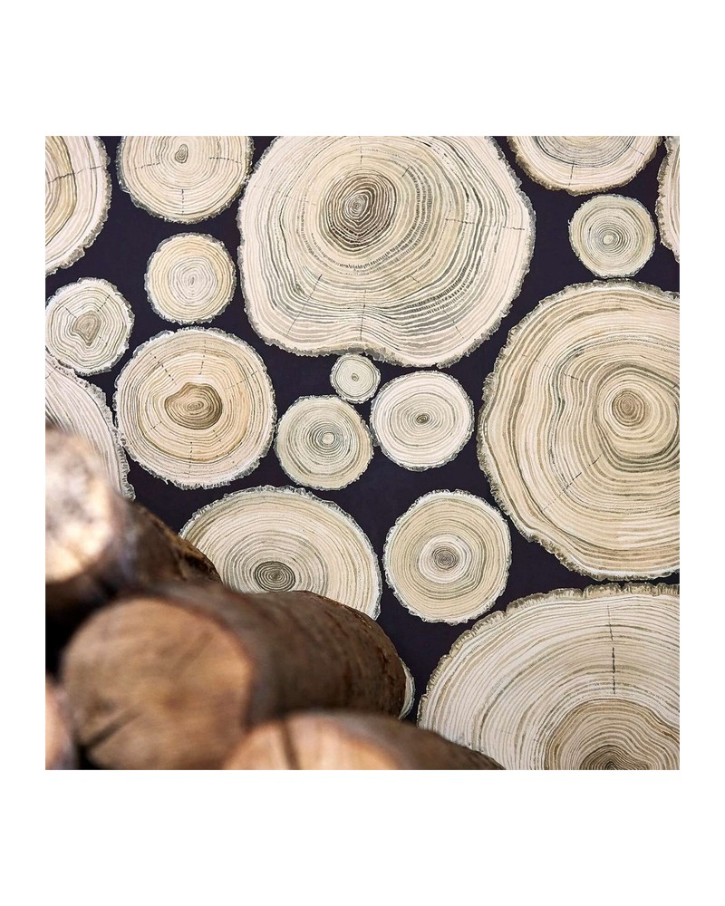 Papel Pintado ALNWICK LOGS DEBB216508 - Sanderson