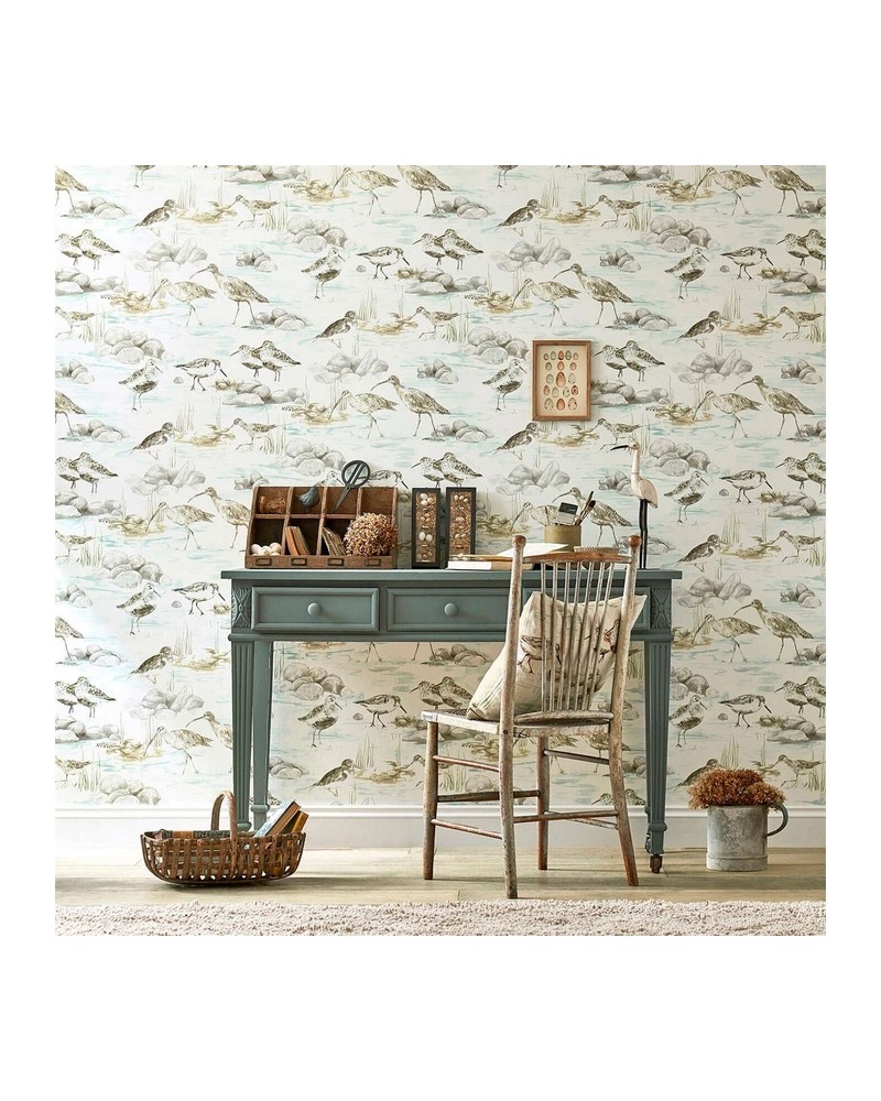Papel Pintado ESTUARY BIRDS DEBB216494 - Sanderson