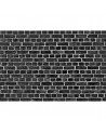 Papel Pintado R10962 Brick Wall, black - REBEL WALLS