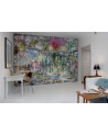 Papel Pintado R10623 Cartoon City, graffiti - REBEL WALLS