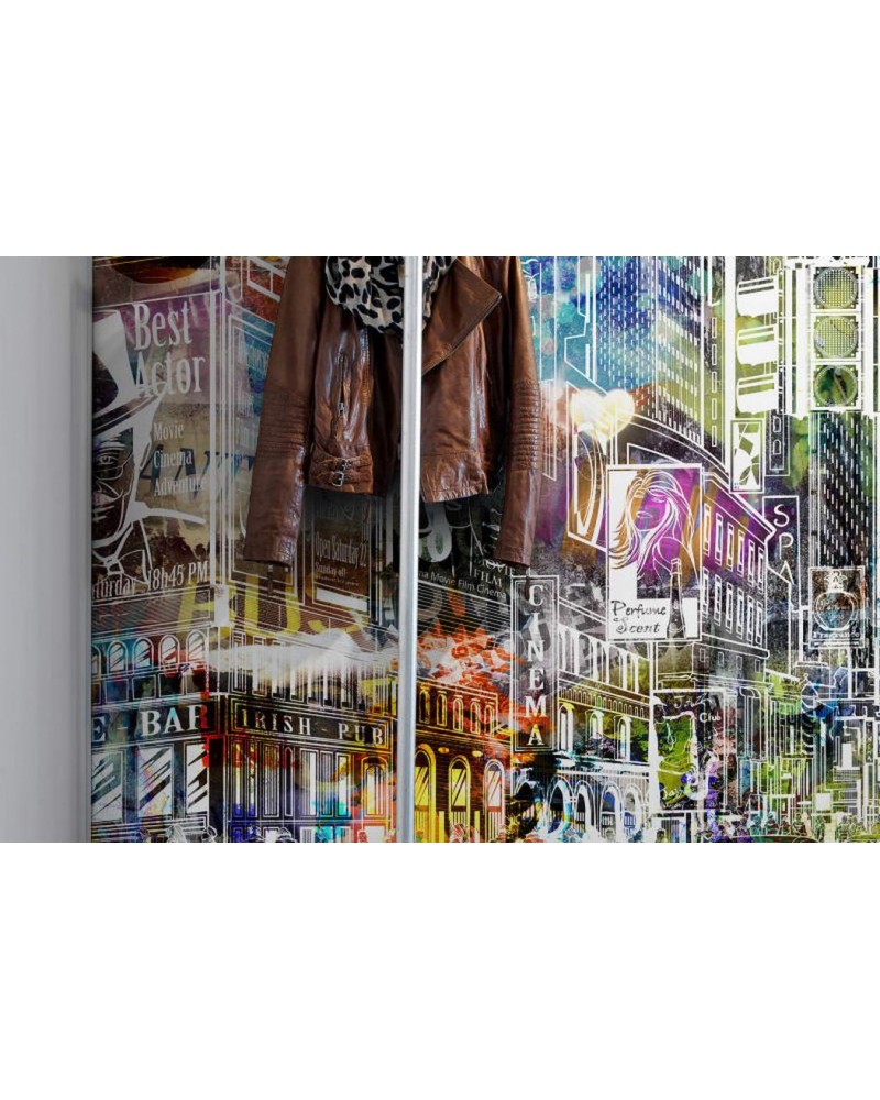 Papel Pintado R10623 Cartoon City, graffiti - REBEL WALLS