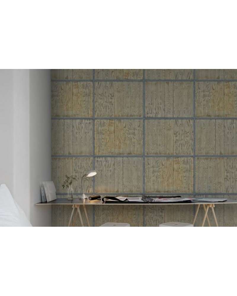 Papel Pintado R10971 Wooden Frames - REBEL WALLS
