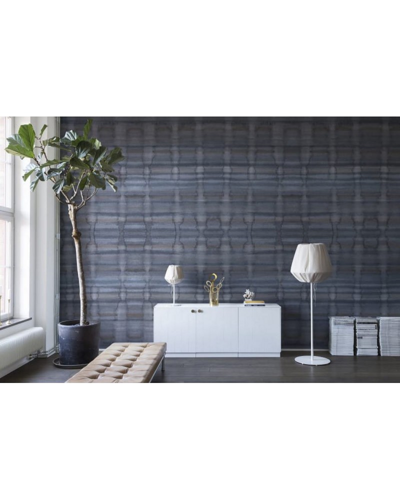 R11031 Watery Wall, midnight blue