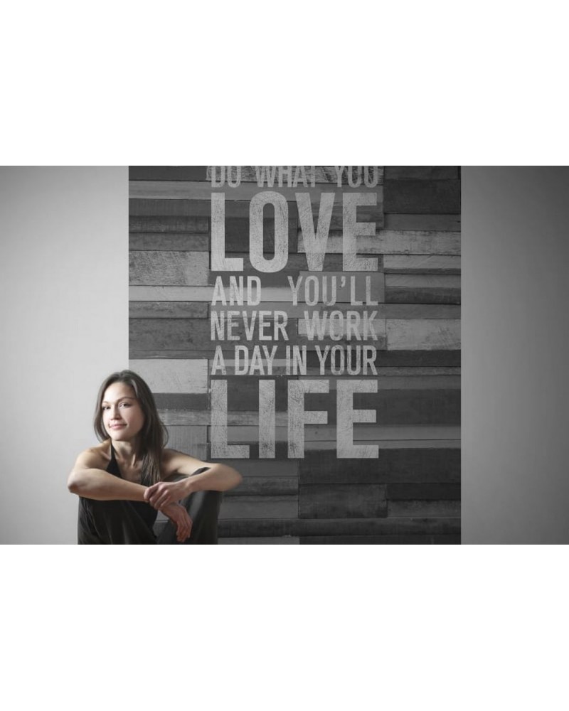 Papel Pintado R12403 Quotes, wood wall - REBEL WALLS