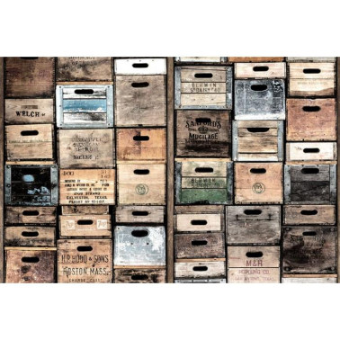 Papel Pintado R12902 Industriel Urban Farm L.A., vintage - REBEL WALLS
