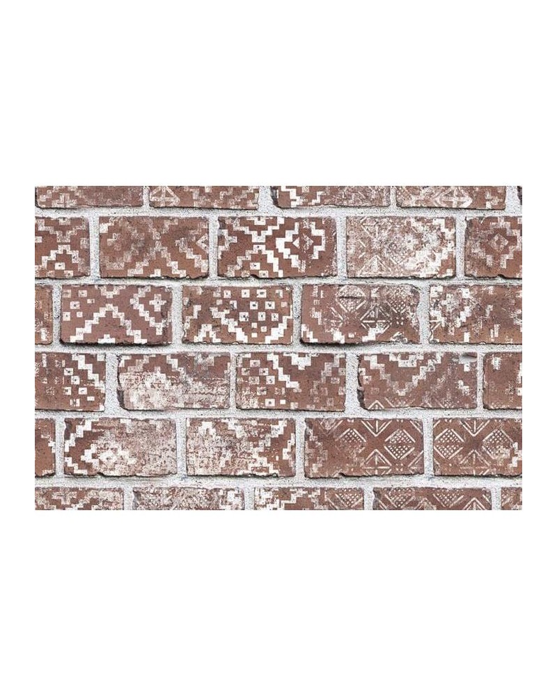 R15231 Decorated Bricks, Red