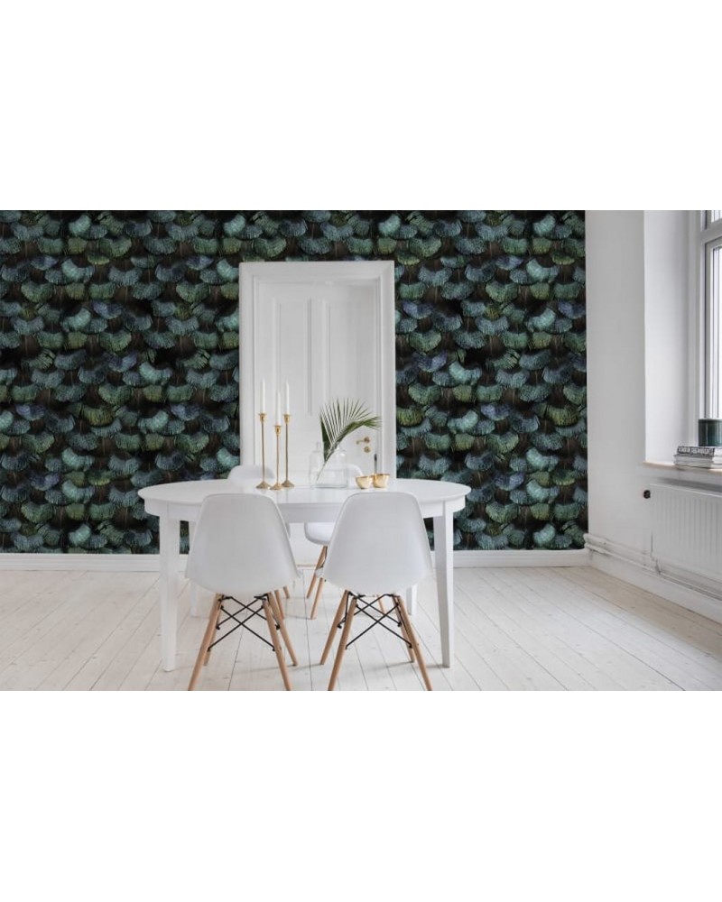 Papel Pintado R15091 Peacock Plumage - REBEL WALLS