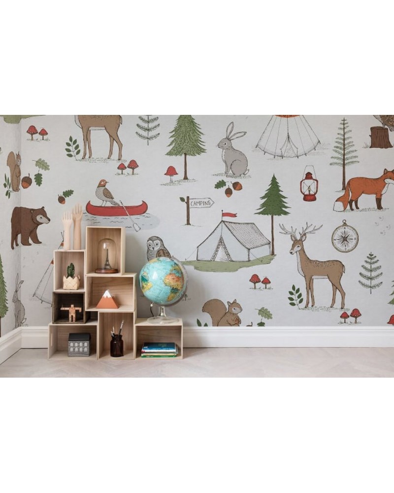 Papel Pintado R15311 Camping Trip - REBEL WALLS