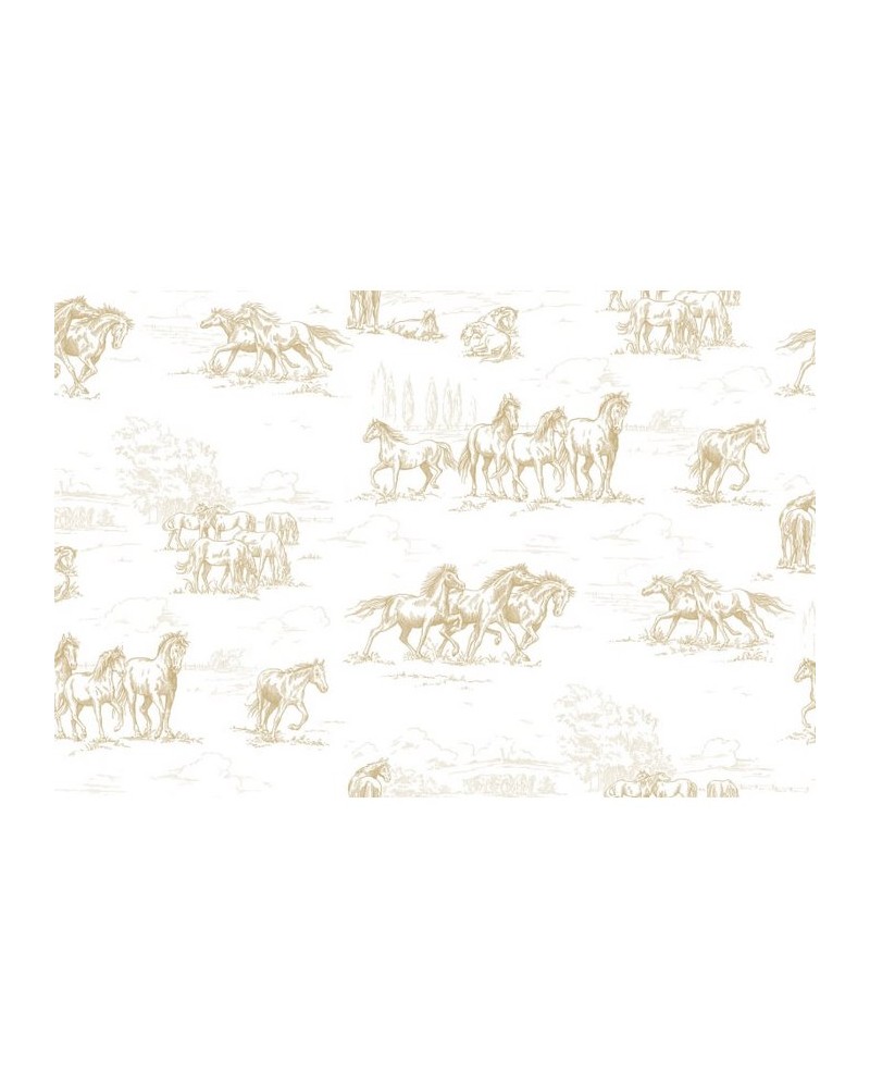 R15592 Horse Herd, Gold