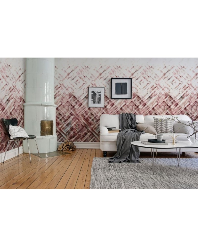 Papel Pintado R12893 Dream Weaver, Burgundy - REBEL WALLS