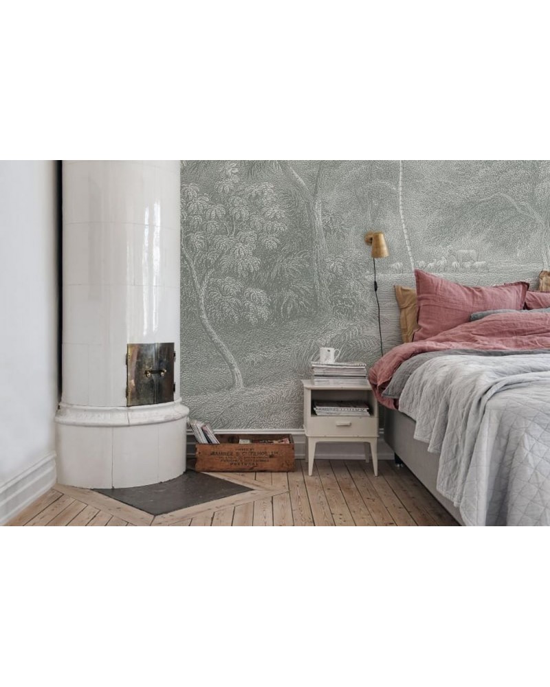 Papel Pintado R14613 Jungle Land, Verdant - REBEL WALLS