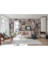 Papel Pintado R15571 Big Harlequin, Plum - REBEL WALLS