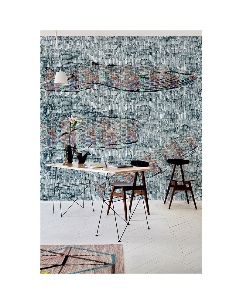 Papel Pintado LA VIE MARINE WDVM1601 - WALL AND DECO