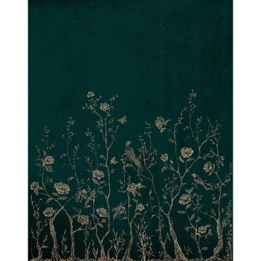 Papel Pintado CHINOISERIE 7000071 GREEN MURAL - COORDONNE