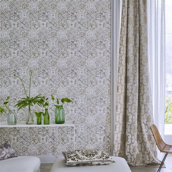 Papel Pintado PDG1021/03 PESARO EMERALD - Designers Guild