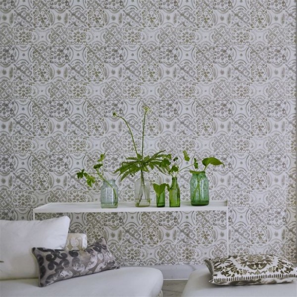 Papel Pintado PDG1021/03 PESARO EMERALD - Designers Guild