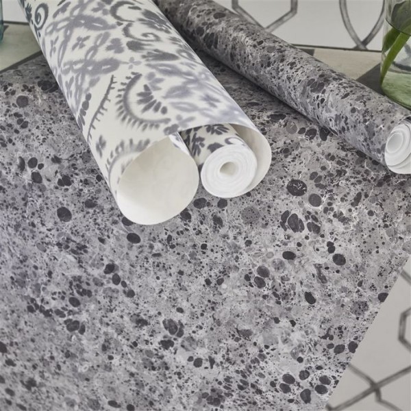 Papel Pintado PDG1025/06 LUSTRO ZINC - Designers Guild