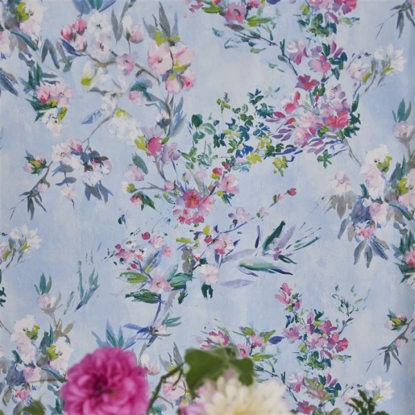 Papel Pintado PDG1024/03 FAIENCE SILVER - Designers Guild