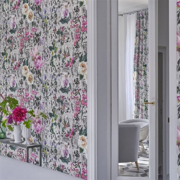 Papel Pintado PDG1028/02 MAJOLICA SLATE - Designers Guild