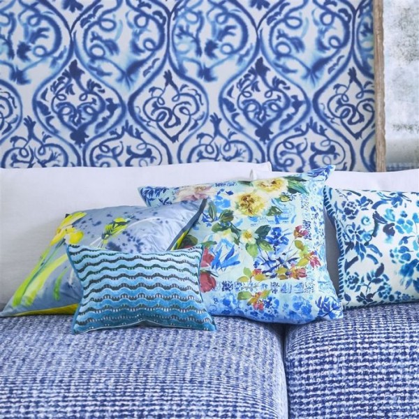 Papel Pintado PDG1029/01 ARABESQUE COBALT - Designers Guild